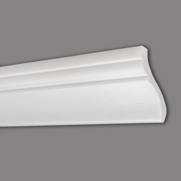 Wiesemann | Stuckleiste Amsterdam 14 | Polystyrol | 75 x 75 x 2000 mm | Deckenleiste | Weiß Wiesemann | Stuckleiste Amsterdam 14 | Polystyrol | 75 x 75 x 2000 mm | Deckenleiste | Weiß