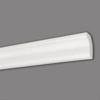 Marbet | Stuckleiste "E-3" | Styropor Deckenleiste | 22 x 25 x 2000 mm | Polystyrol Leiste | Weiß