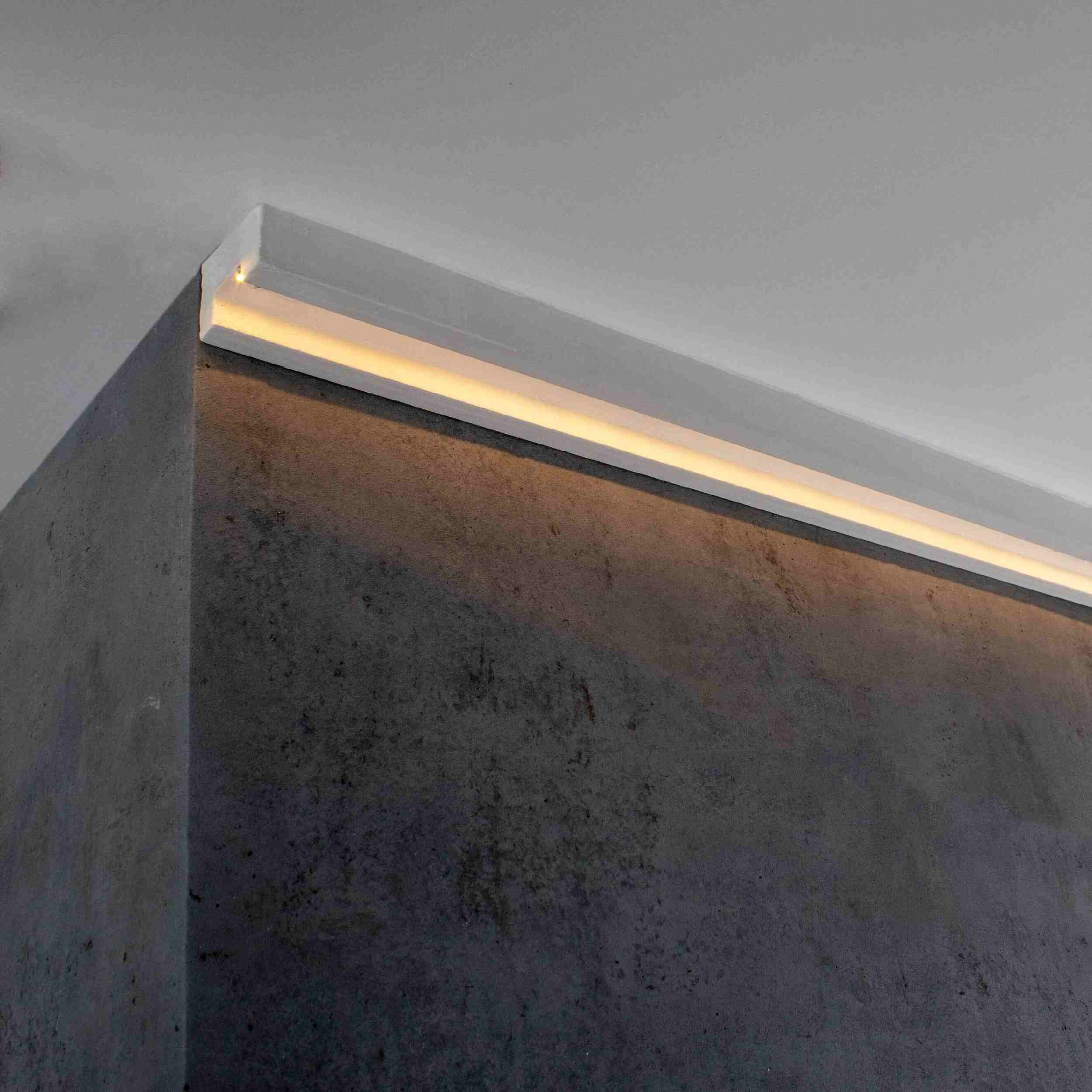 PROVISTON | Gipsleiste &amp;quot;ML-73&amp;quot; | Echter Gipsstuck | 47 x 33 x 1000 mm ...