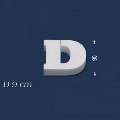 Buchstabe "D" - Größe 9 cm