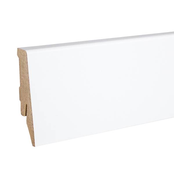 PROVISTON | eckige Sockelleiste | weiß foliert | 18 x 58 x 2500 mm | MDF | Klickleiste | Clip PROVISTON | eckige Sockelleiste | weiß foliert | 18 x 58 x 2500 mm | MDF | Klickleiste | Clip
