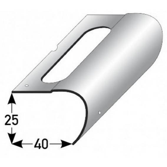 Reparaturwinkel für Treppensanierung, für Betontreppen, verzinkter Stahl, 25 mm Nase, inkl. Befestigungszubehör (Default) Reparaturwinkel für Treppensanierung, für Betontreppen, verzinkter Stahl, 25 mm Nase, inkl. Befestigungszubehör (Default)