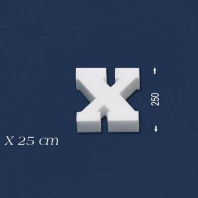 Buchstabe "X" - Größe 25 cm