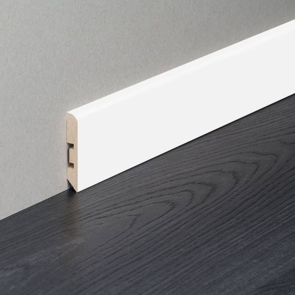 Kosche | Sockelleiste | 77759 | 10 x 58 mm | MDF | Uni Weiß | Schlicht | Klassisch Kosche | Sockelleiste | 77759 | 10 x 58 mm | MDF | Uni Weiß | Schlicht | Klassisch