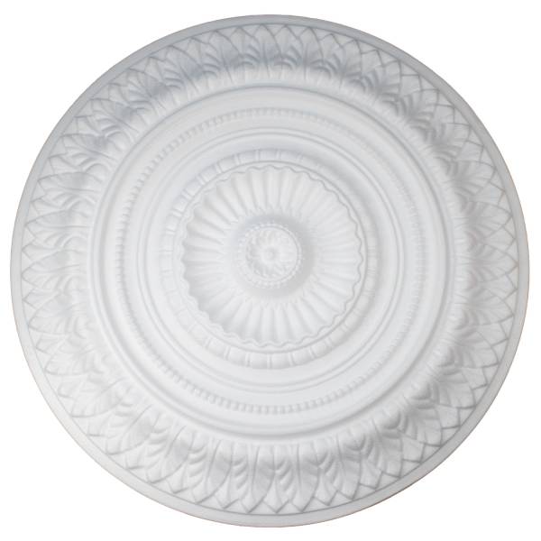 Marbet | Rosette &quot;R9&quot; | Ø 64cm | Styropor | weiß