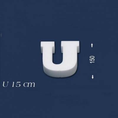Buchstabe "U" - Größe 15 cm