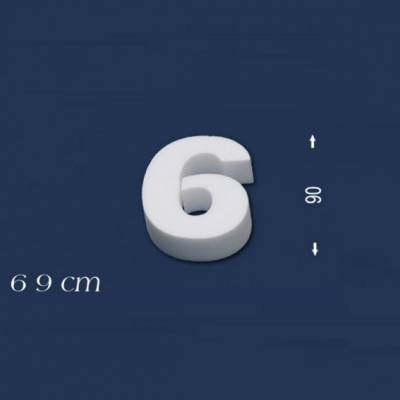 Ziffer "6" - Größe 9 cm