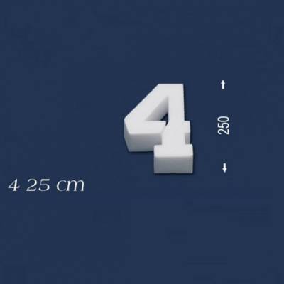 Ziffer "4" - Größe 25 cm