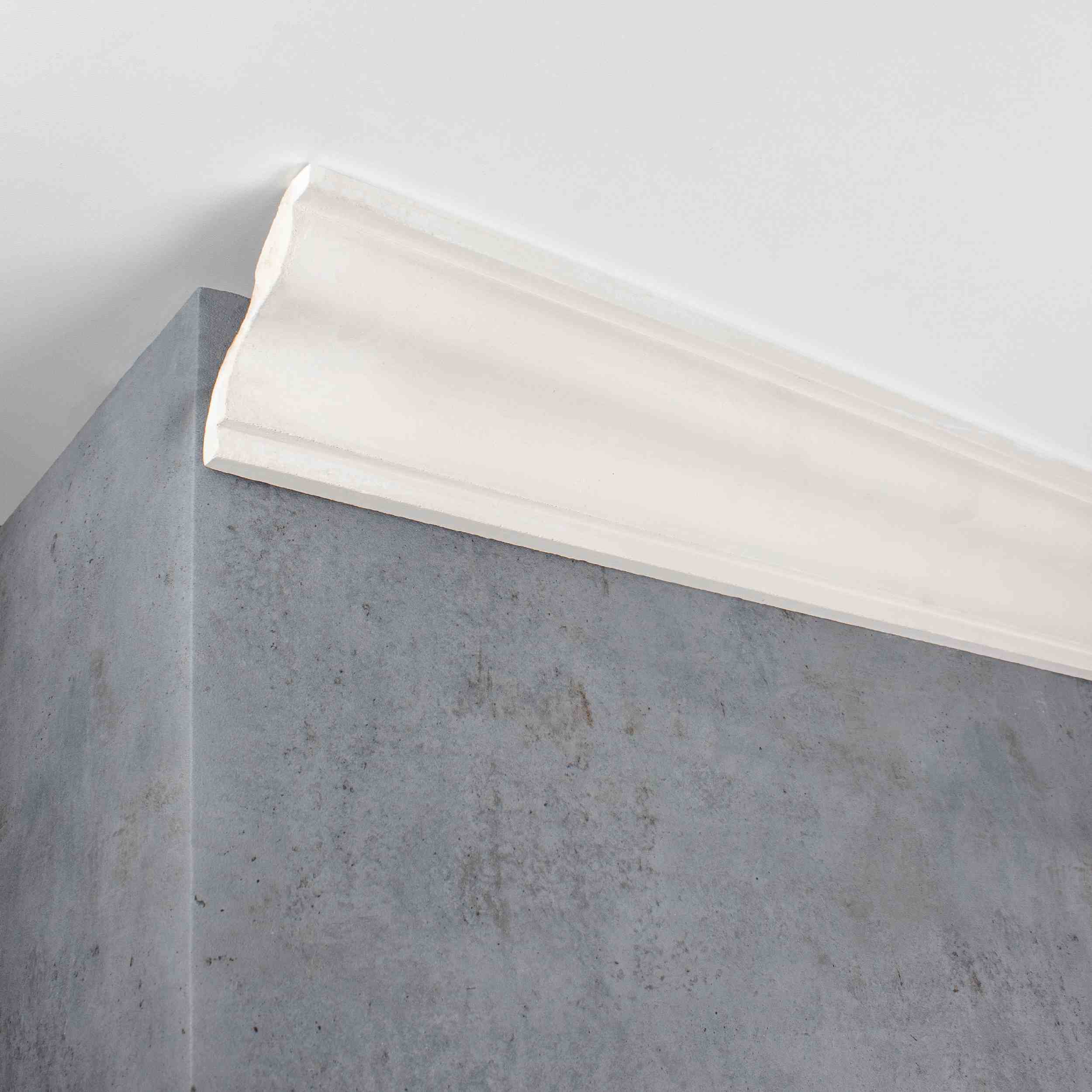 PROVISTON | Gipsleiste &amp;quot;ES-20&amp;quot; | Echter Gipsstuck | 70 x 87 x 1200 mm ...