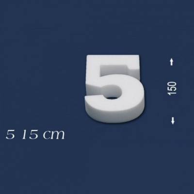 Ziffer "5" - Größe 15 cm