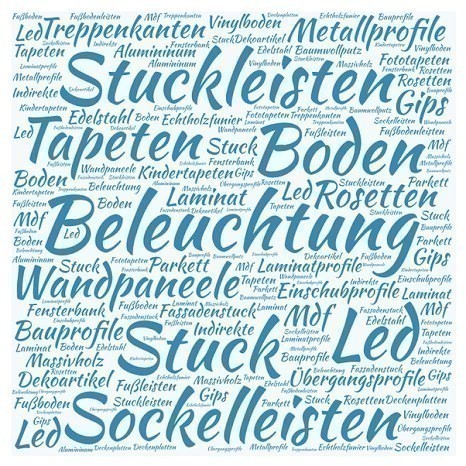 Stuckleisten Sockelleisten Tapeten LED Profile Parkett Stuck